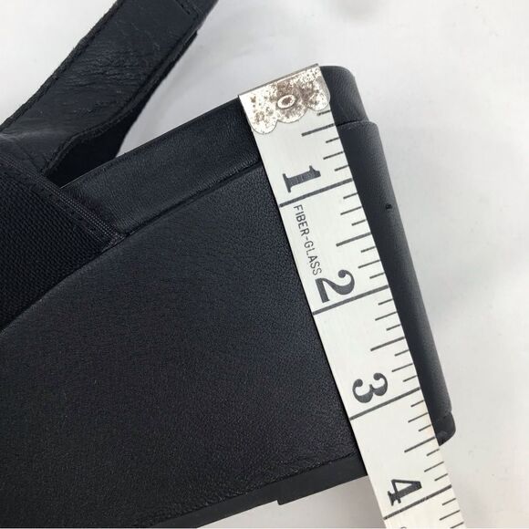 Eileen Fisher Black Wedge Sandals - Picture 10 of 13